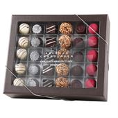 Chokolade fra Aalborg Chokoladen Klassisk 60 stk. håndlavet fyldt chokolade 600 g 